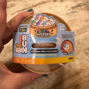 Viral Dumpling Squishy Rainbow Mystery Bun Toy - UV color changing